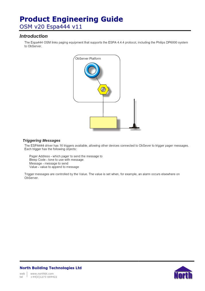 Preview thumbnail of page 1 of the Espa444 Engineering Guide PDF document.